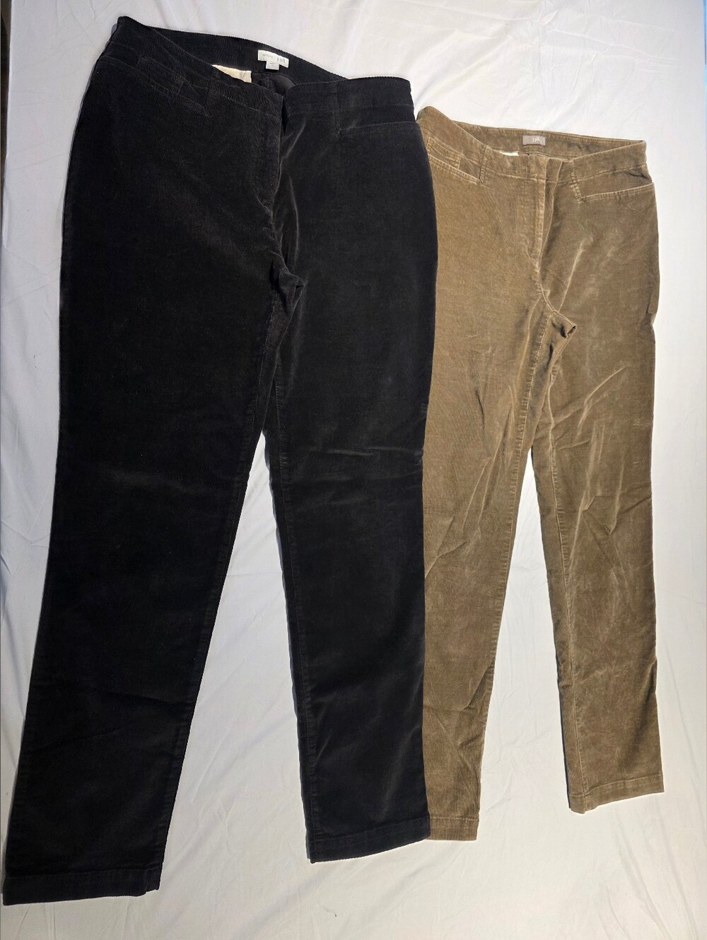 Men's Corduroy Pants in Black and Brown - Classic Everyday Fit